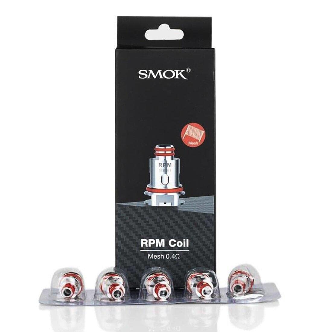 SMOK RPM Coil 0.4 |1.2ohm |- Pack of 5 . RPM Mesh Coils INDIA