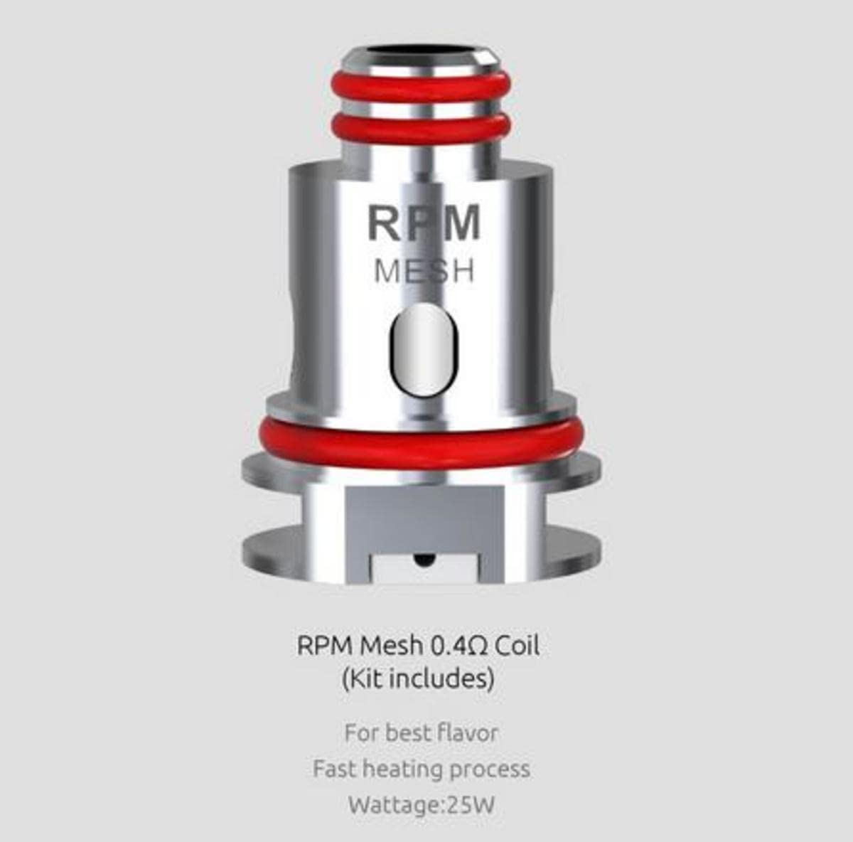 SMOK RPM Coil 0.4 |1.2ohm |- Pack of 5 . RPM Mesh Coils INDIA