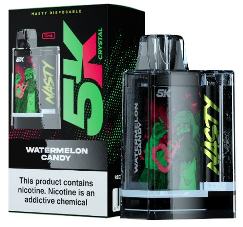 NASTY DISPOSSABLE CRYSTAL 5000 PUFFS | ORIGNAL INDIA