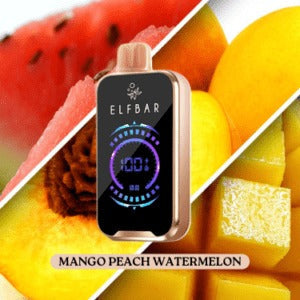 ELF BAR RAYA D2 20000 PUFF MANGO PEACH WATERMELON ORIGNAL