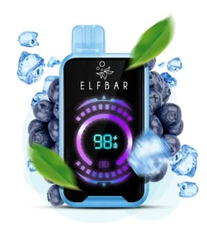 ELFBAR RAYA D2 BLUEBERRY ICE 20000 PUFF | JUST VAPE NDIA | DISPOSSABLE VAPE