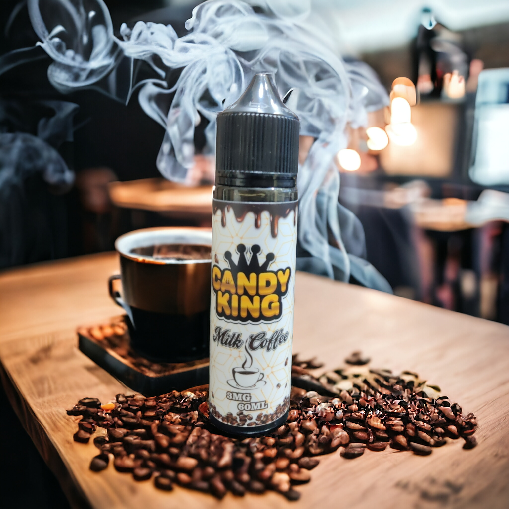 coffee milk vape juice CANDY KING VAPE FLAVOUR -MILK COFFEE 3MG 60 ML INDIA – just vape india