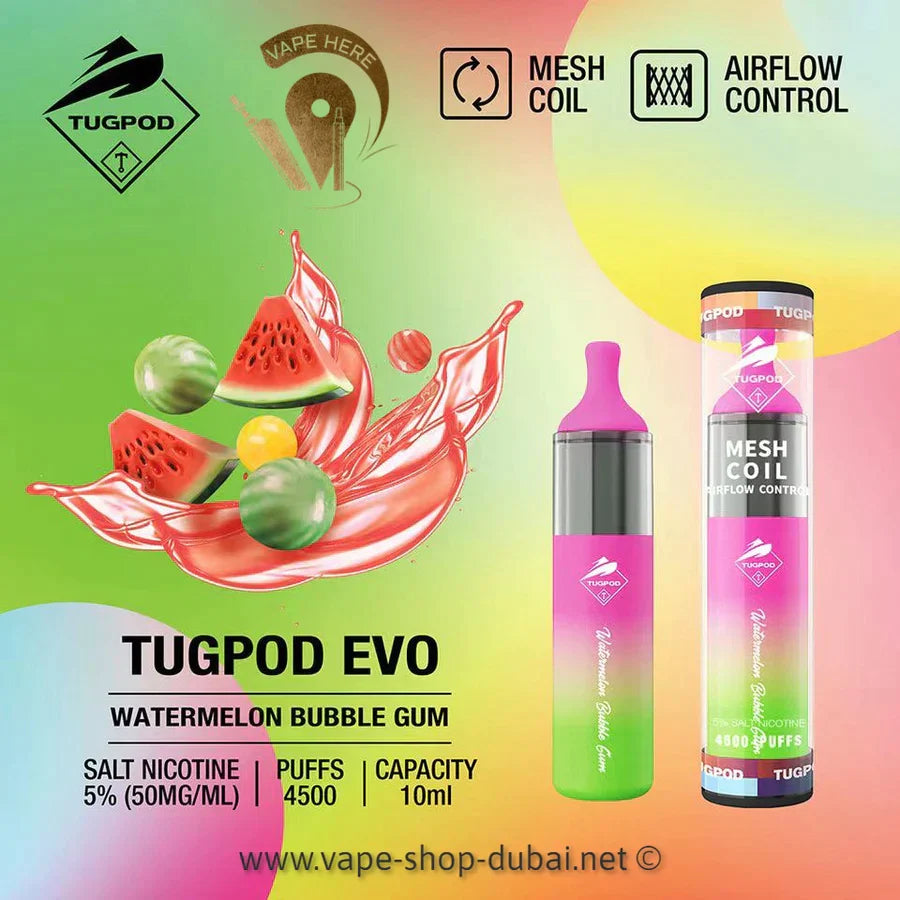 Tugboat EVO Disposable Vape Device 4500 Puffs 850mAh india