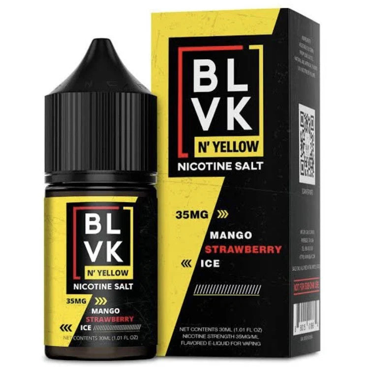 BLVK & Yellow Nic Salt - Mango Strawberry Ice 50 mg