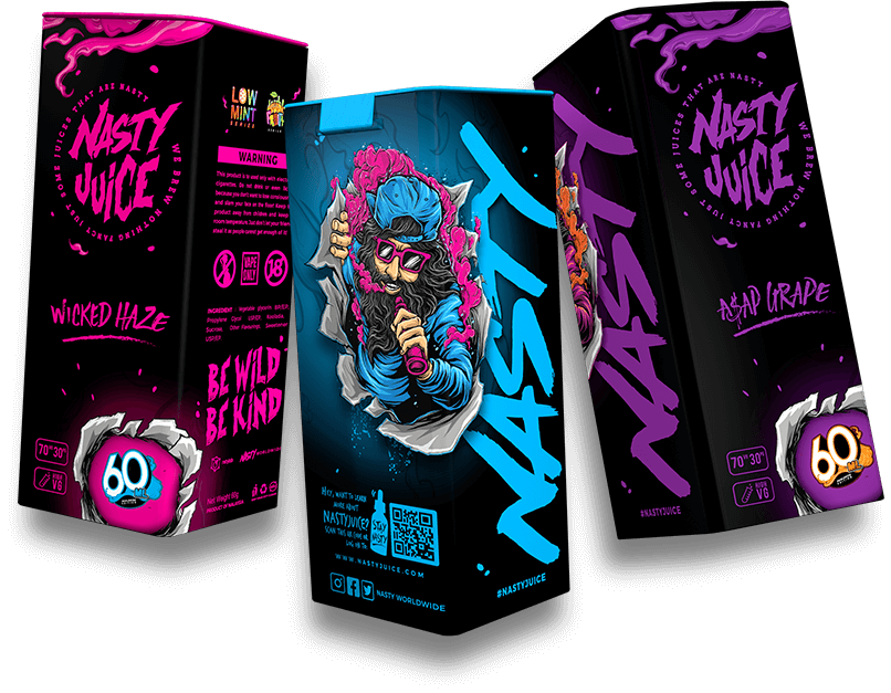 NASTY JUICE 60ML NICOTINE FLAVOUR INDIA ORIGNAL 100%