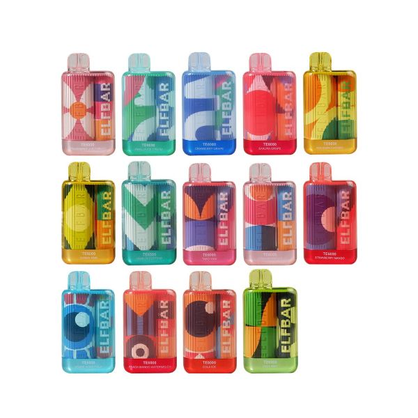 Elf bar te6000 PEACH BERRY | JUST VAPE NDIA | DISPOSSABLE VAPE 6000puff