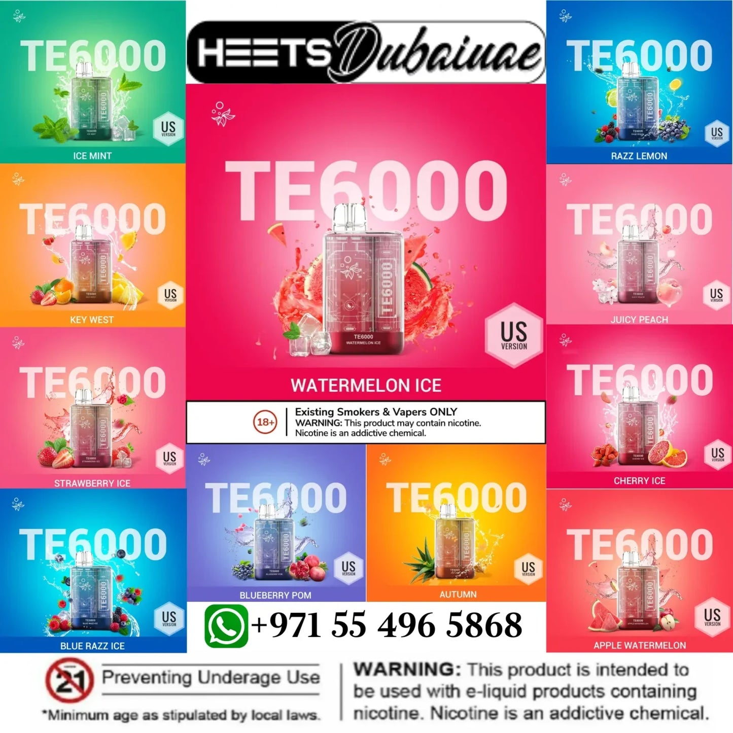 ELF BAR TE 6000 LIME CACTUS |JUST VAPE INDIA | DISPOSSABLE VAPE 6000puff