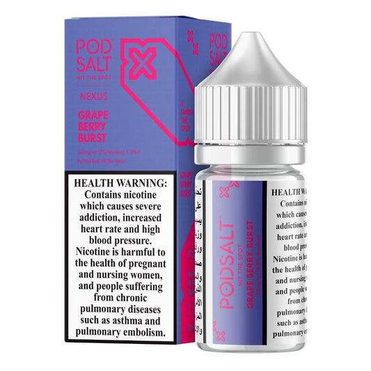 POD SALT Grape Berry Burst – Nicotine Salt Best price 2025