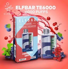 ELF TE 6000 PUFF CANBERRY GRAPE | JUST VAPE NDIA | DISPOSSABLE VAPE 6000puff