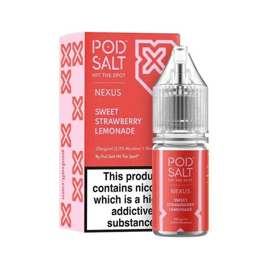 POD SALT Sweet Strawberry lemonade – Nicotine Salt Best price 2025