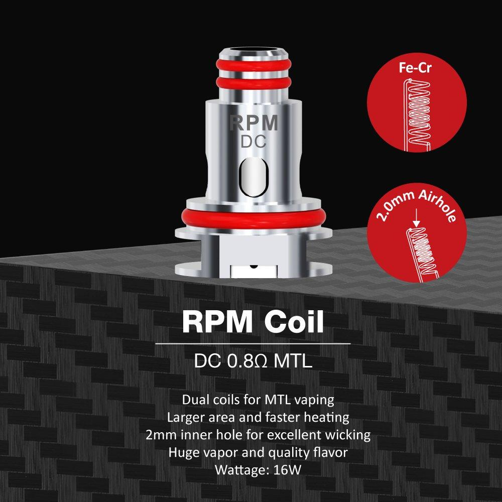 SMOK RPM COIL DC 0.8 MTL (INDIA)