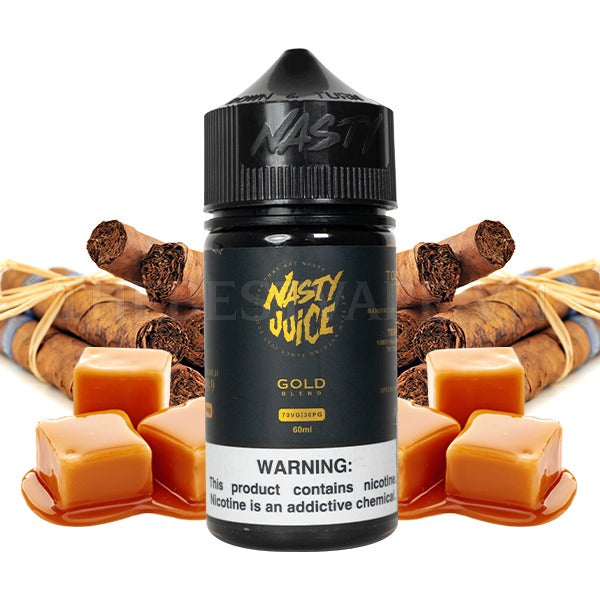 Nasty Juice Gold Blend | Tobacco series | 3 mg 60ML Vape Juice India