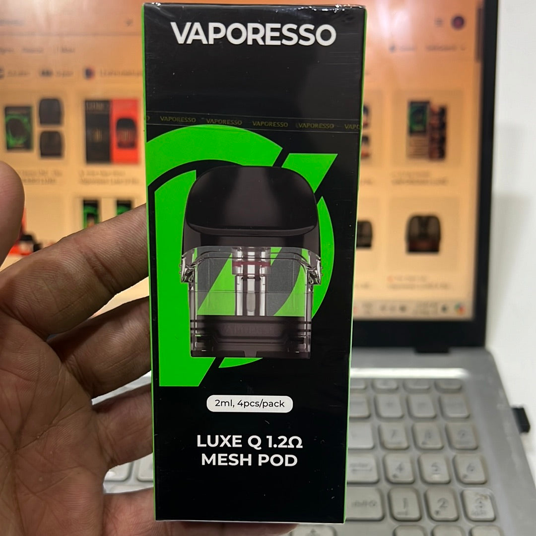 Vaporesso LUXE Q Replacement Pods | 1.2 OHMS |0.4 OHMS India