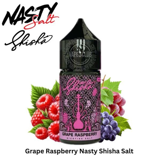 Nasty Juice SERIES GRAPE RASPBERRY SHISHA 30ML 35 MG 50 MG SALT ORIGNAL INDIA