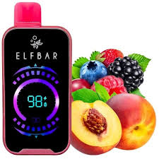 ELF BAR RAYA D2 20000 PUFF PEACH BERRY ORIGNAL | VAPE INDIA SMOKE