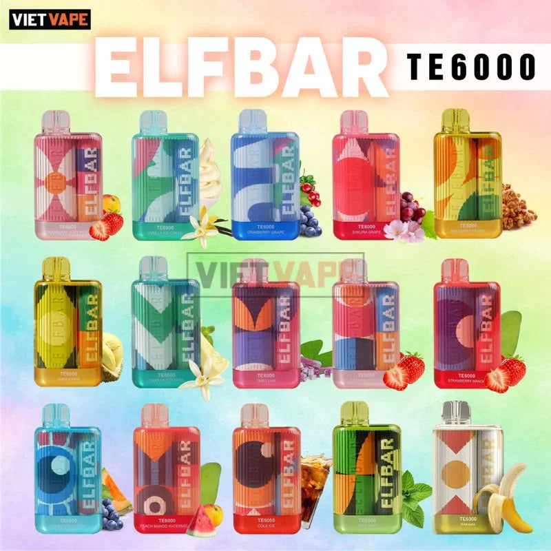 ELF BAR TE 6000 LIME CACTUS |VAPE INDIA SMOKE | DISPOSSIBLE VAPE