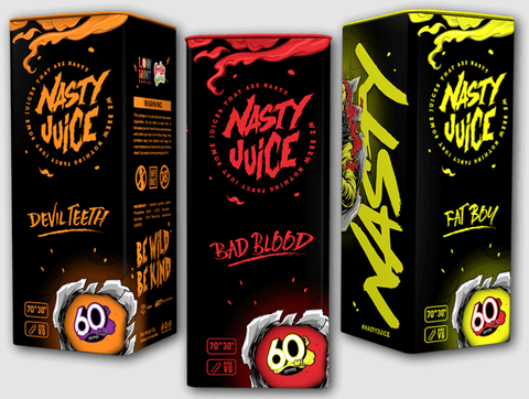 NASTY JUICE  60ML NICOTINE FLAVOUR  INDIA ORIGNAL 100%