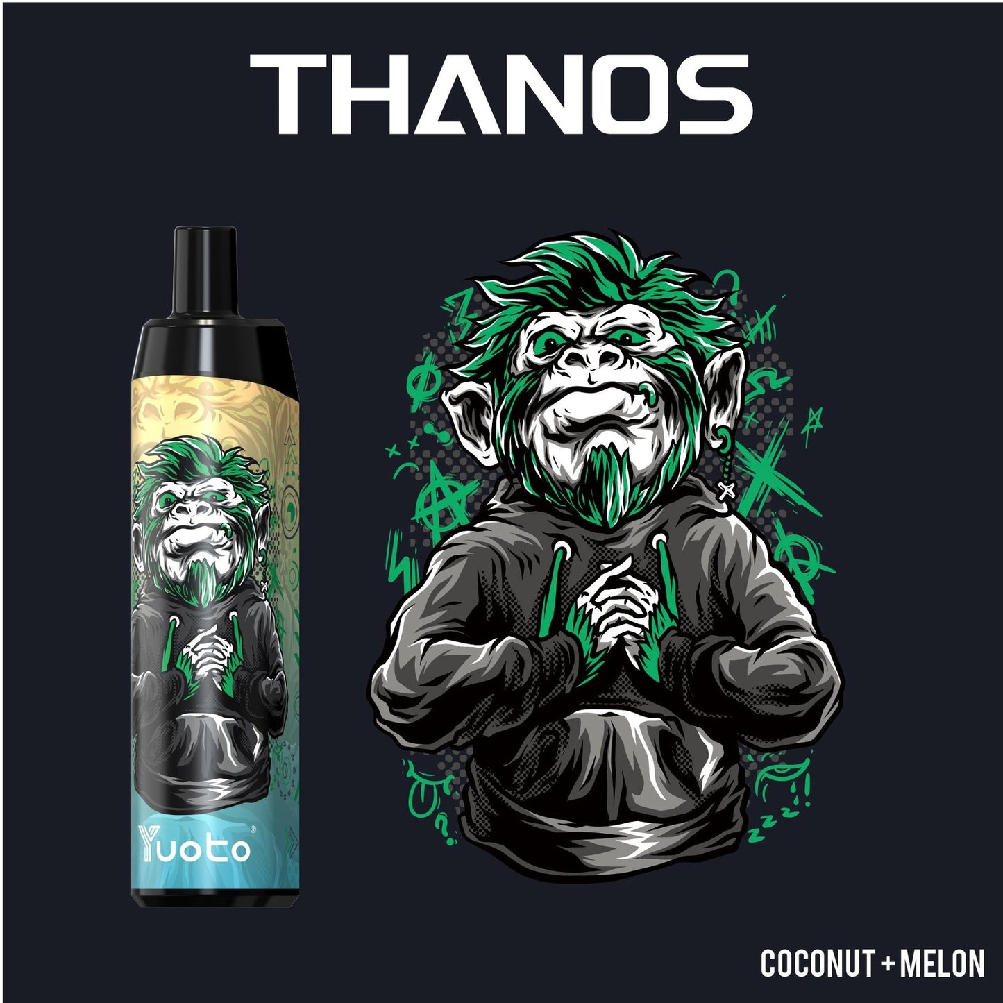 YUOTO THANOS 5000 PUFFS 100% Original India