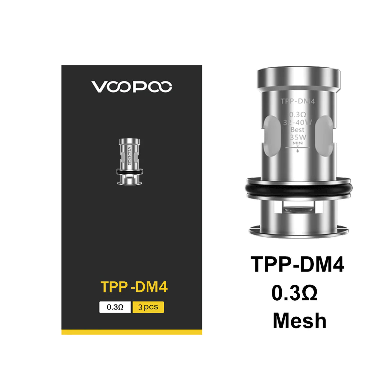 VOOPOO TPP REPLACEMENT COILS (Pack of 3) INDIA