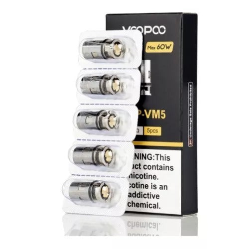 VooPoo PnP VM5 Mesh 0.2ohm Replacement Coils for Drag X S Argus Pro X GT (pk5) INDIA