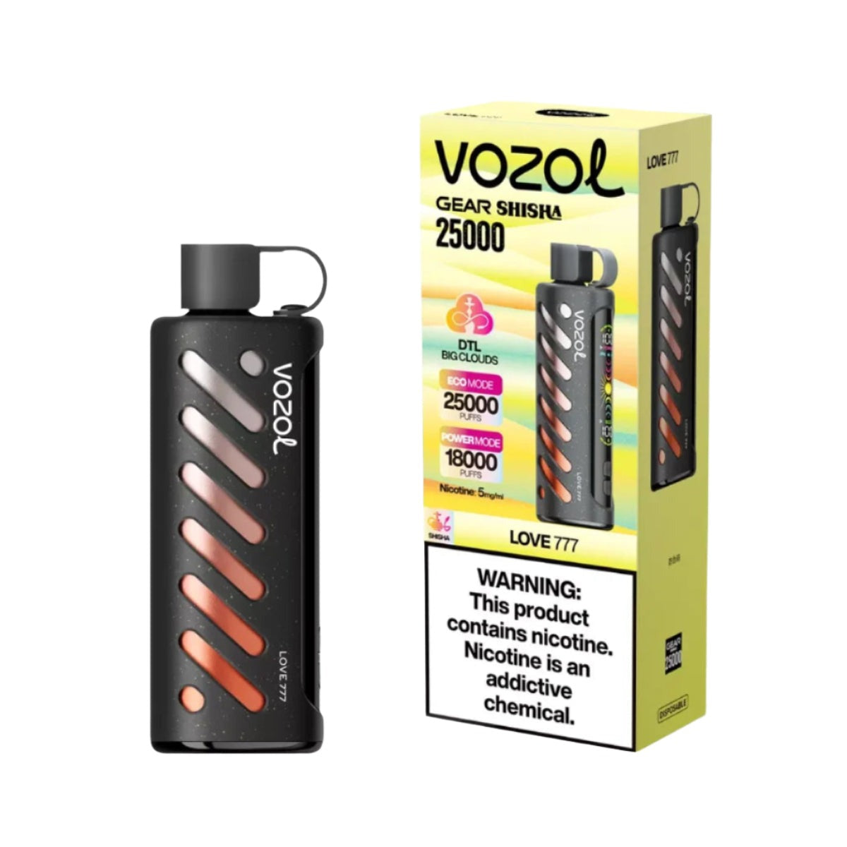 Vozol Shisha 25000 Puffs Gear INDIA