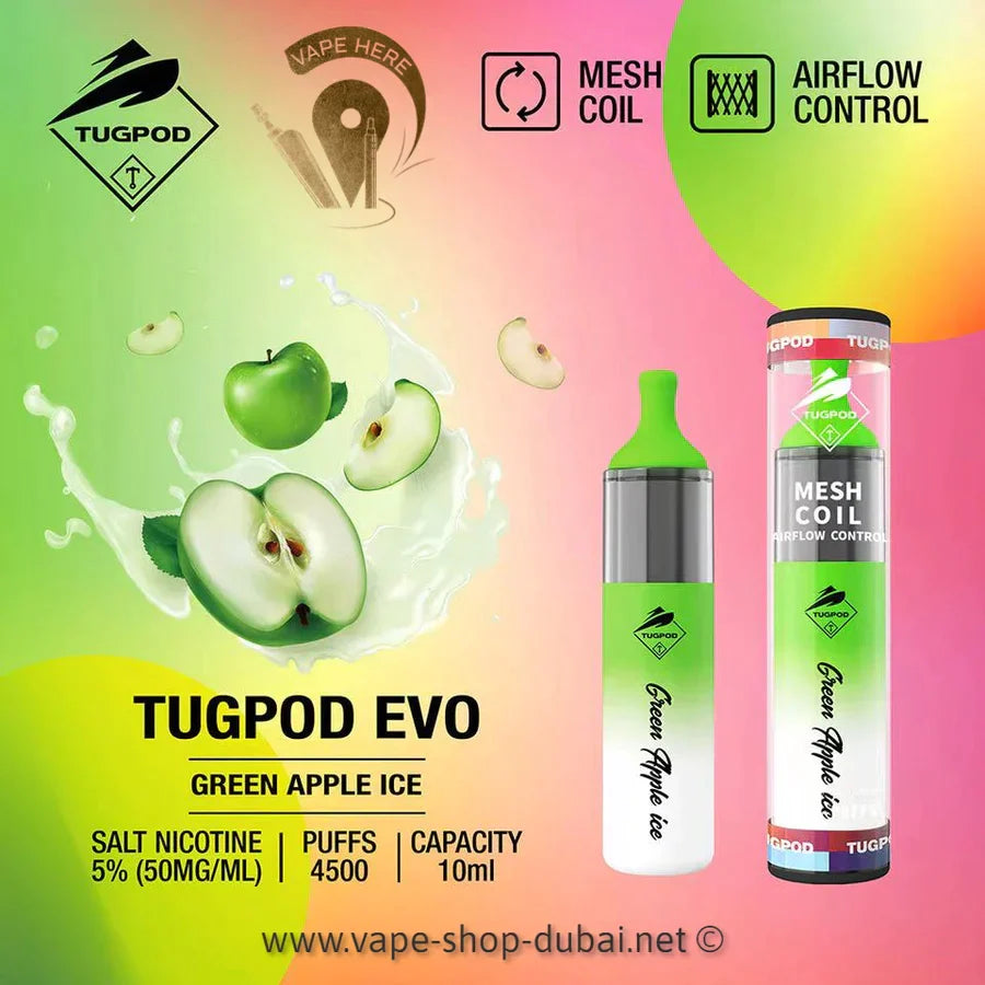 Tugboat EVO Disposable Vape  Device 4500 Puffs 850mAh india