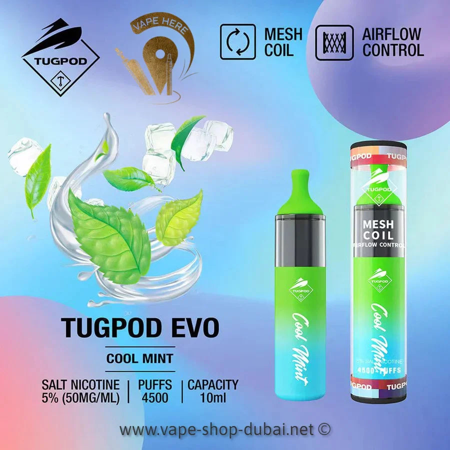 Tugboat EVO Disposable Vape  Device 4500 Puffs 850mAh india