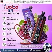 Yuoto Digi 15000 Puffs Disposable | JUST VAPE INDIA