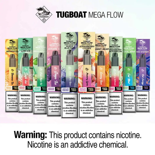 TUGBOAT MEGA FLOW DISPOSABLE 4000 PUFFS