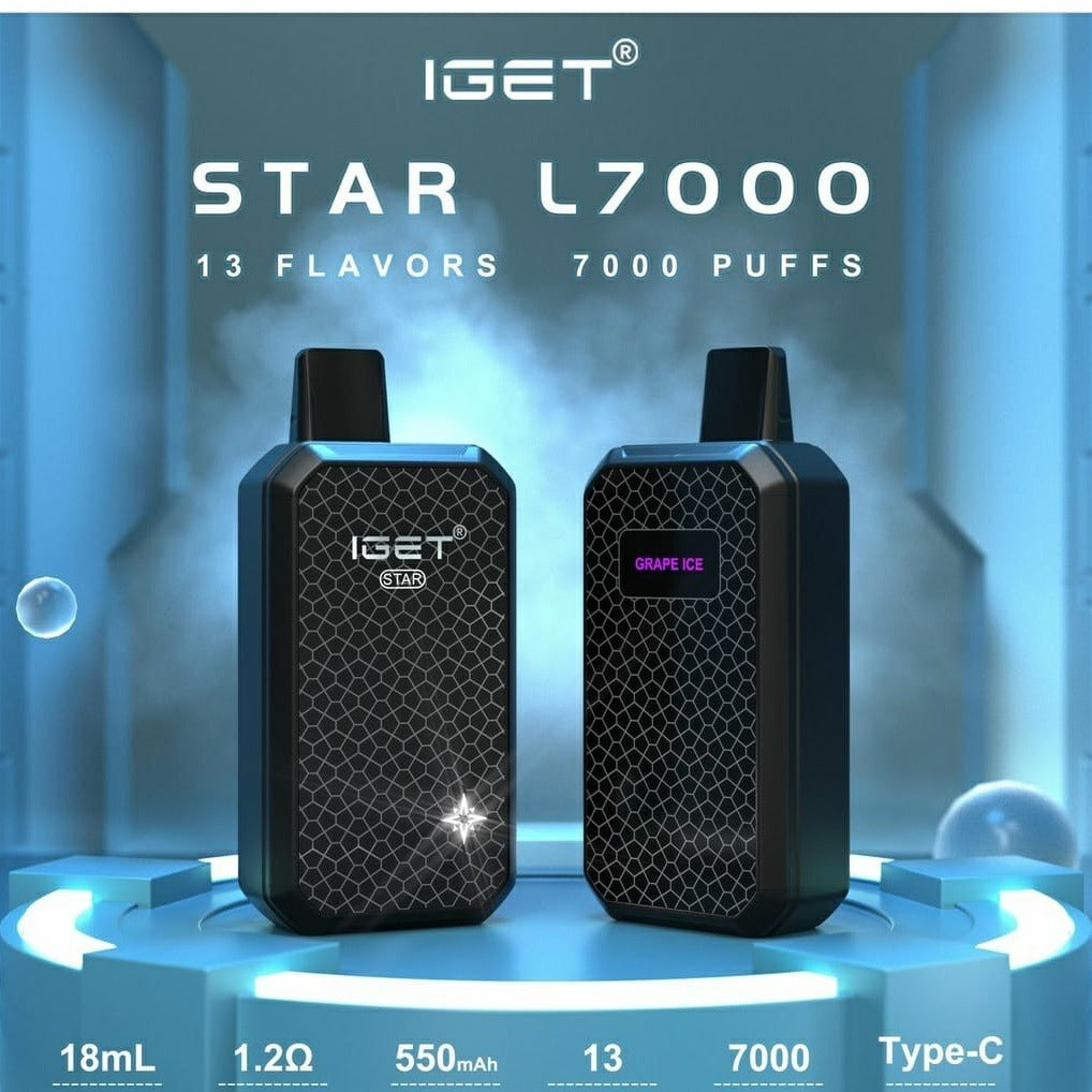 IGET STAR L7000 Disposable Vape 7000 Puff 5% 18ML