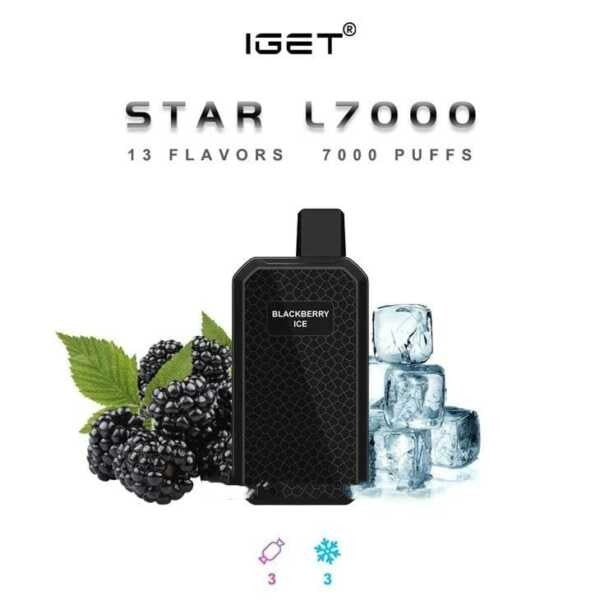 IGET STAR L7000 Disposable Vape 7000 Puff 5% 18ML