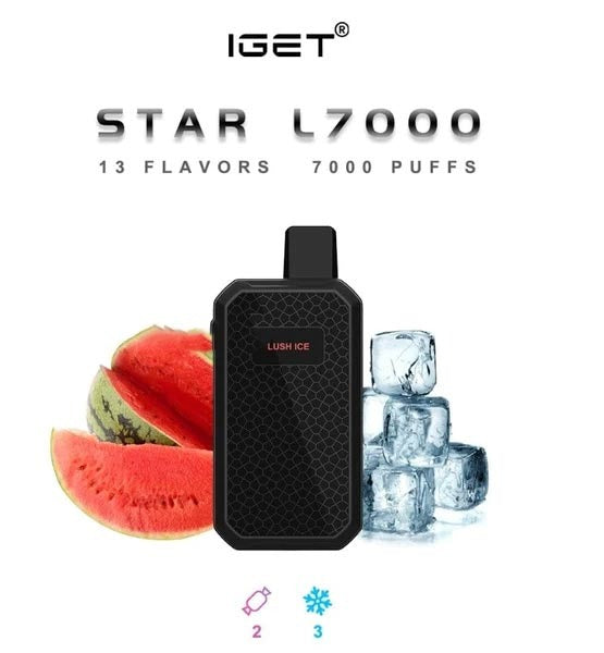 IGET STAR L7000 Disposable Vape 7000 Puff 5% 18ML