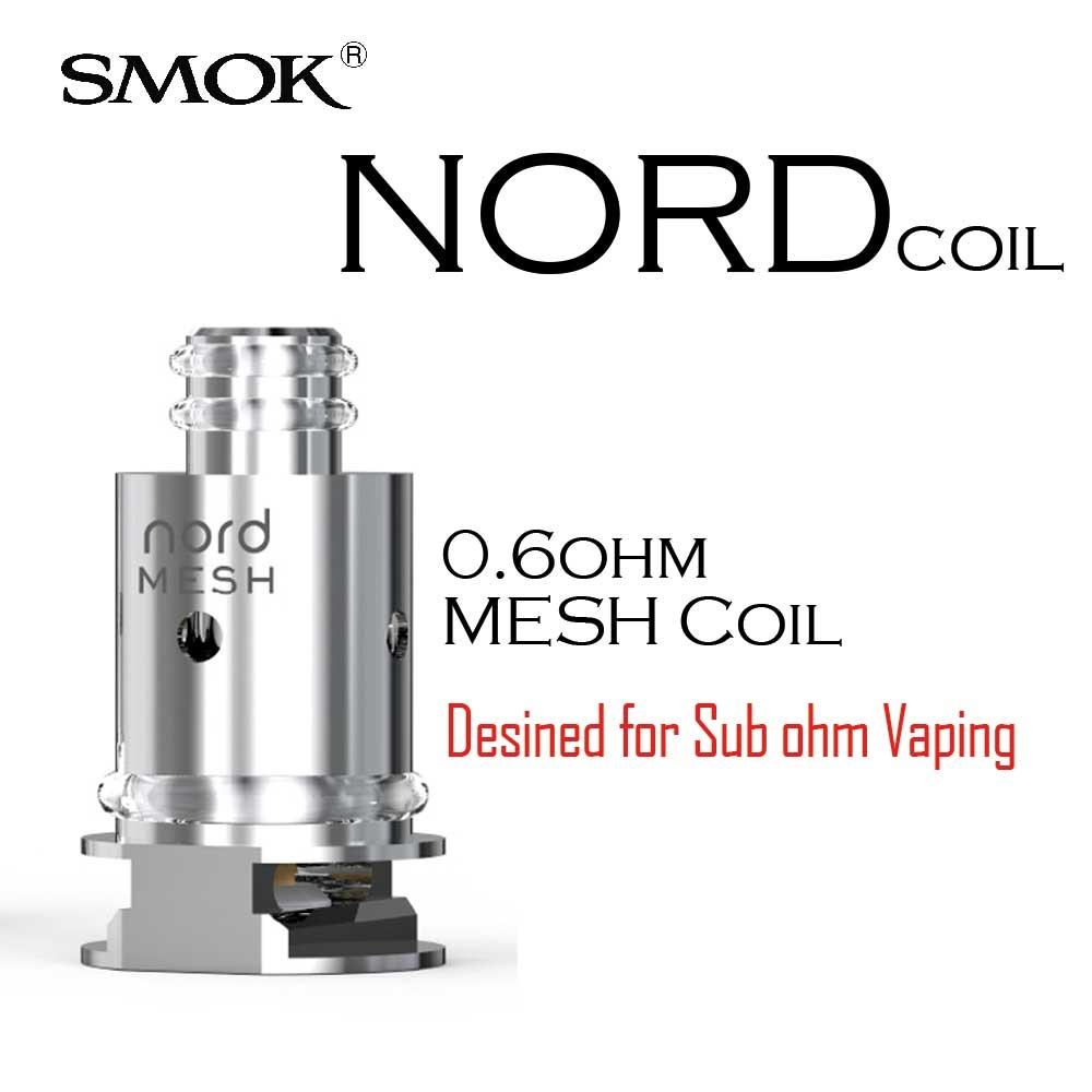 SMOK Nord Mesh Coil 0.6ohm - 5 Pack INDIA