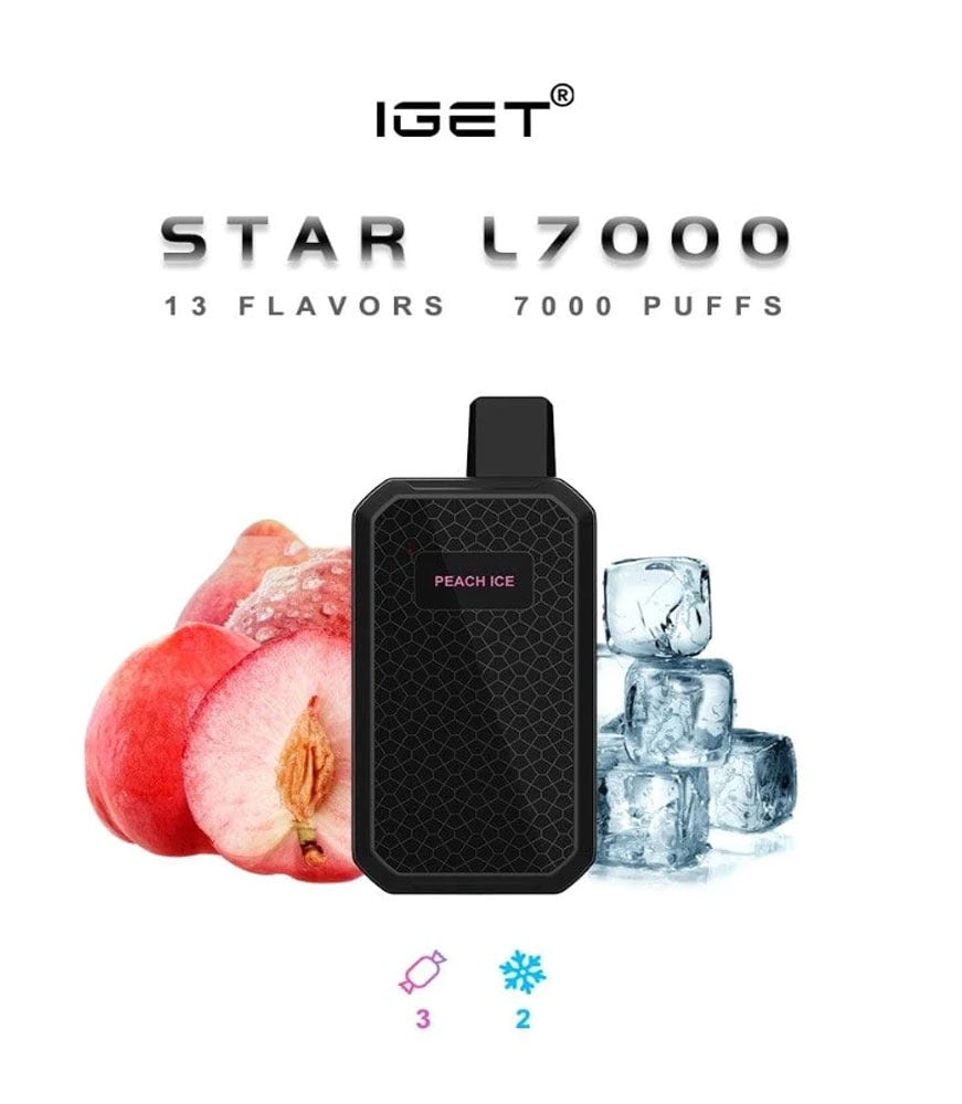 IGET STAR L7000 Disposable Vape 7000 Puff 5% 18ML